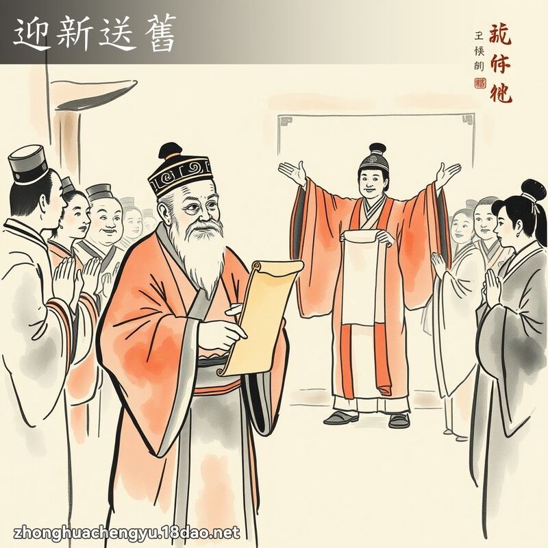 迎新送舊 - 中華成語配圖
