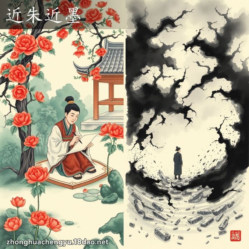 近朱近墨 - 中華成語配圖