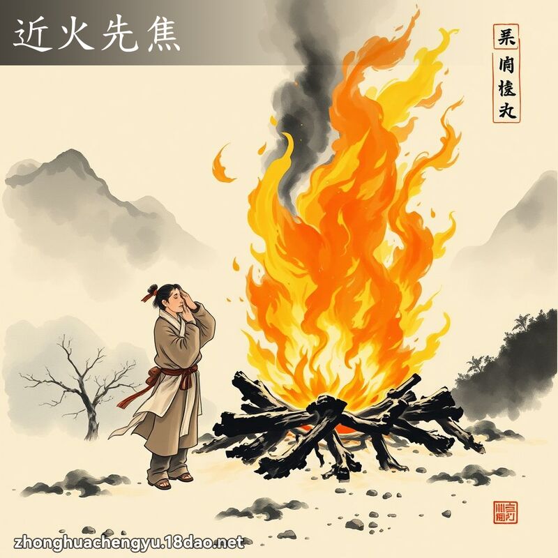 近火先焦 - 中华成语配图