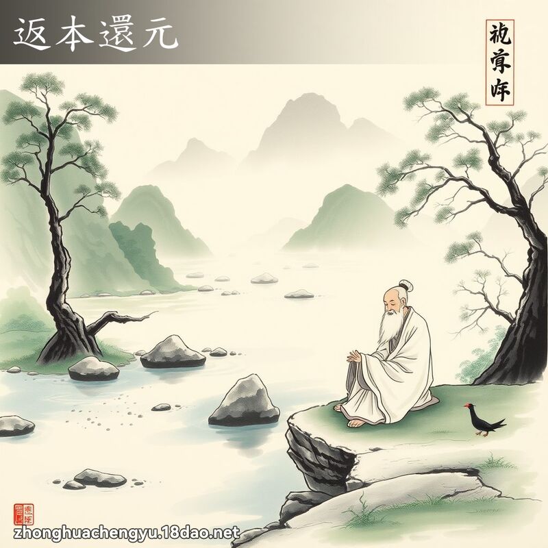 返本還元 - 中華成語配圖