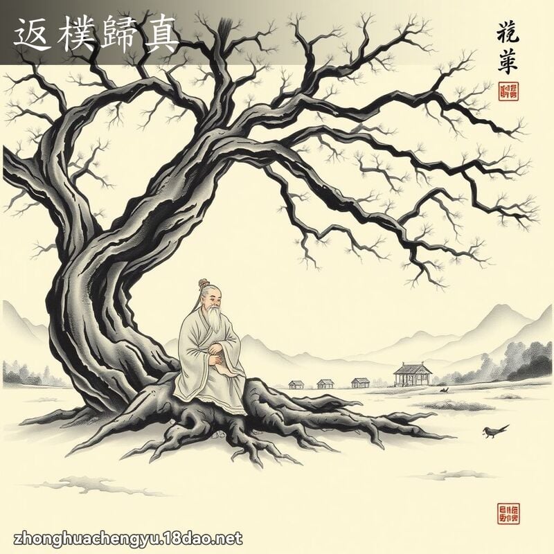 返樸歸真 - 中華成語配圖