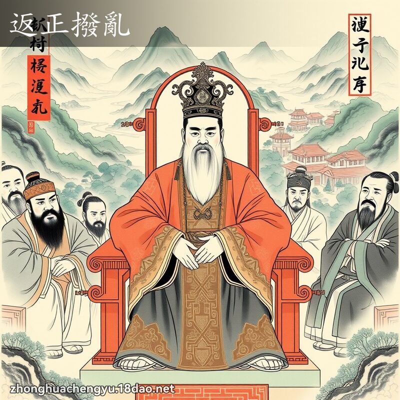 返正拨乱 - 中华成语配图