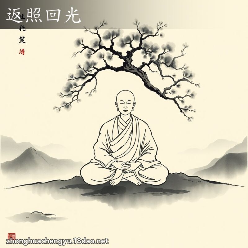 返照回光 - 中華成語配圖