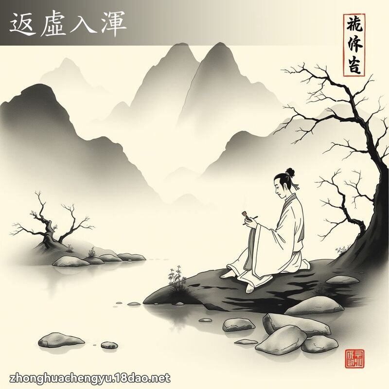 返虛入渾 - 中華成語配圖