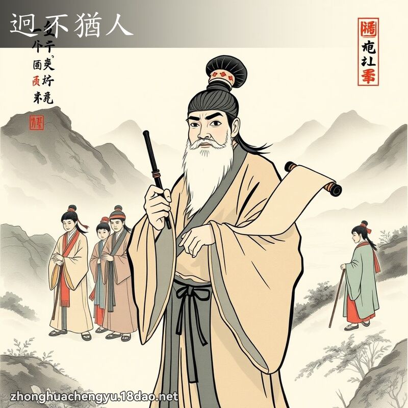 迥不猶人 - 中華成語配圖