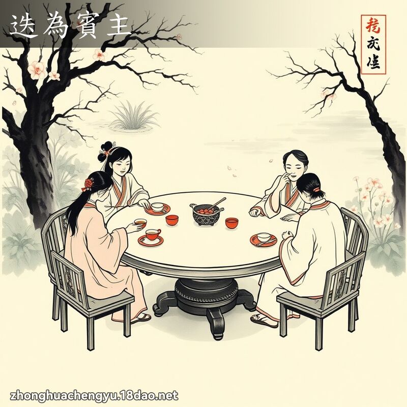 迭为宾主 - 中华成语配图