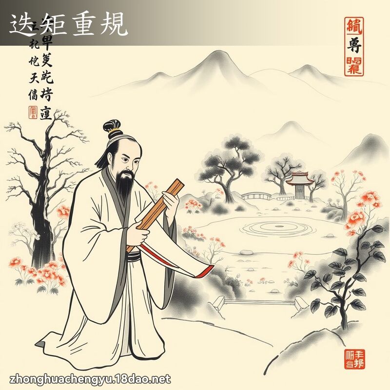 迭矩重規 - 中華成語配圖