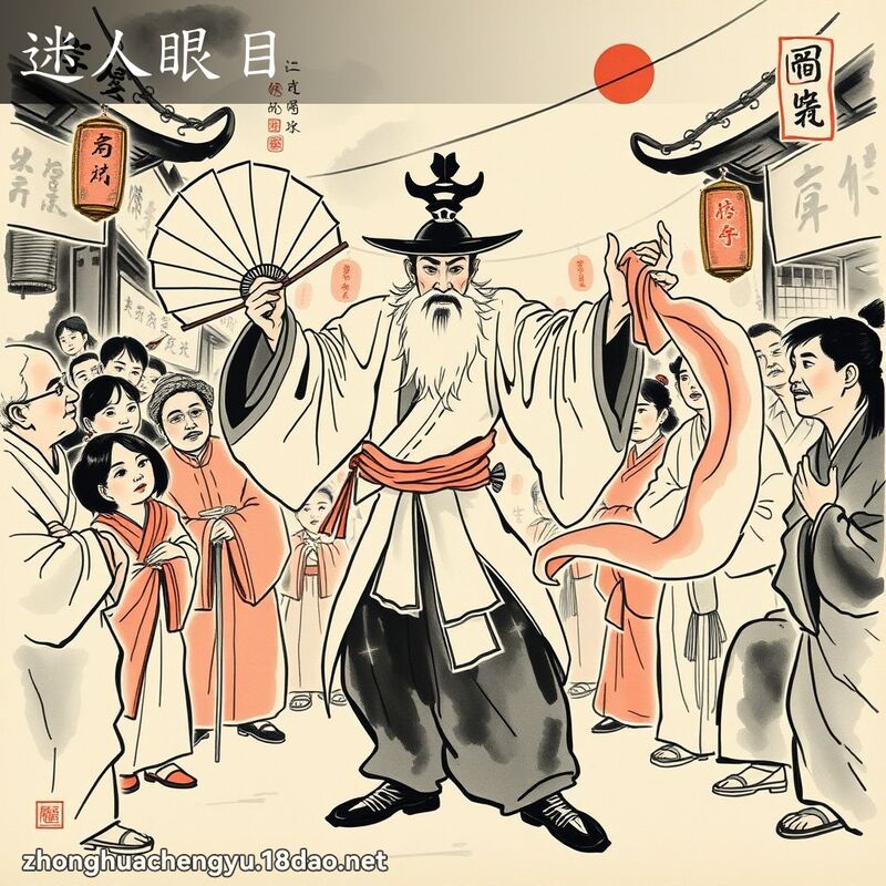 迷人眼目 - 中華成語配圖