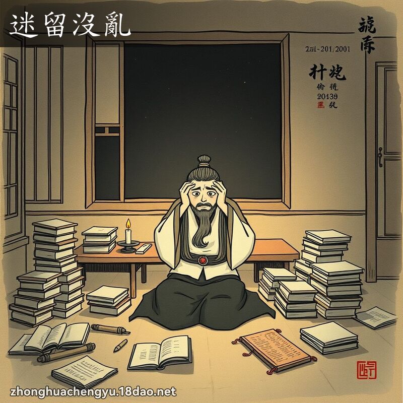 迷留没乱 - 中华成语配图