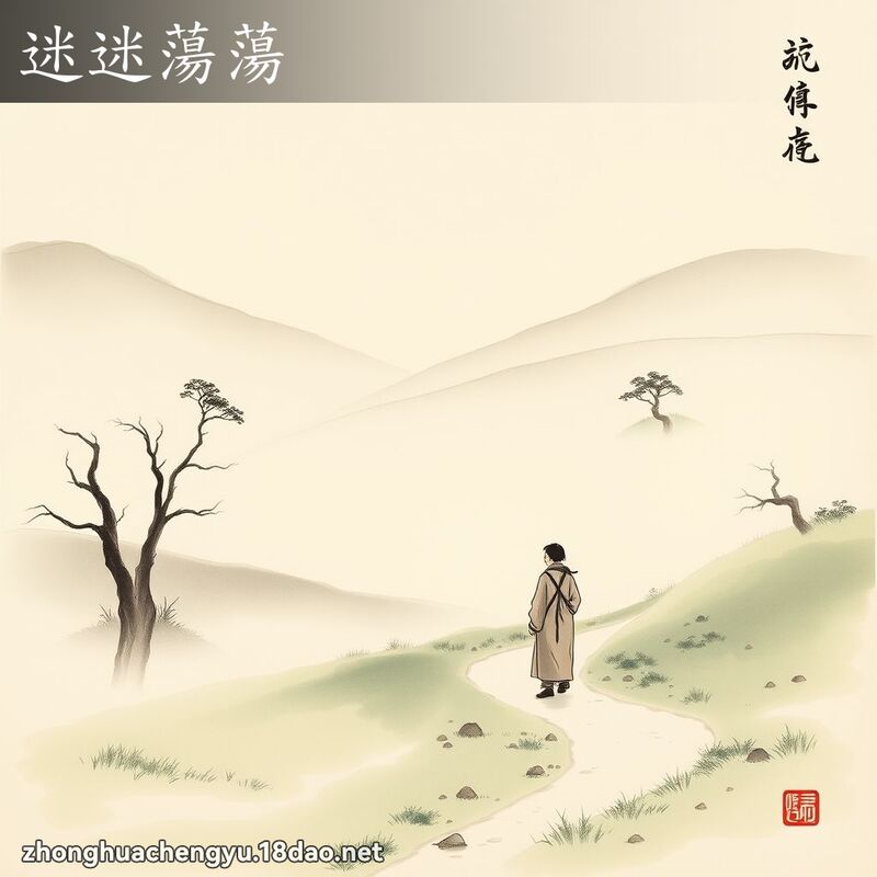 迷迷蕩蕩 - 中華成語配圖