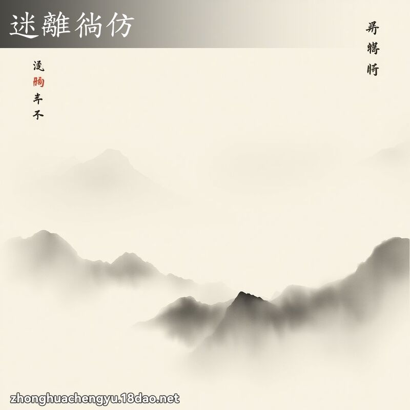 迷离徜仿 - 中华成语配图