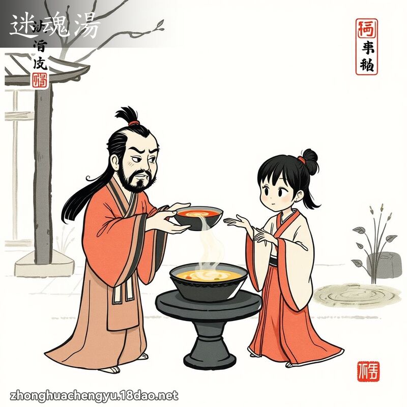 迷魂汤 - 中华成语配图