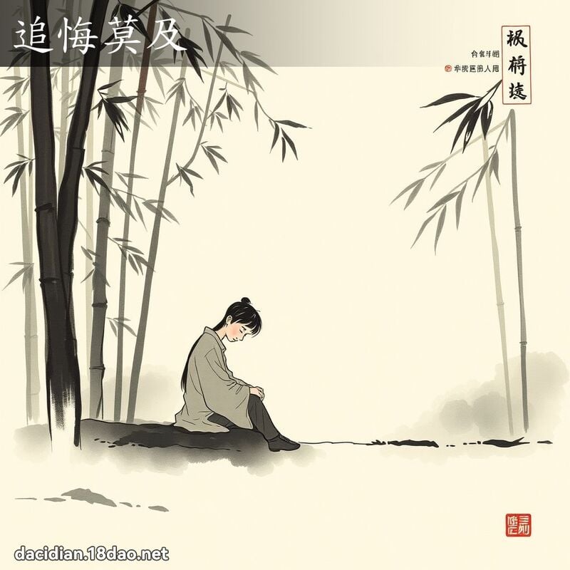 追悔莫及 配图