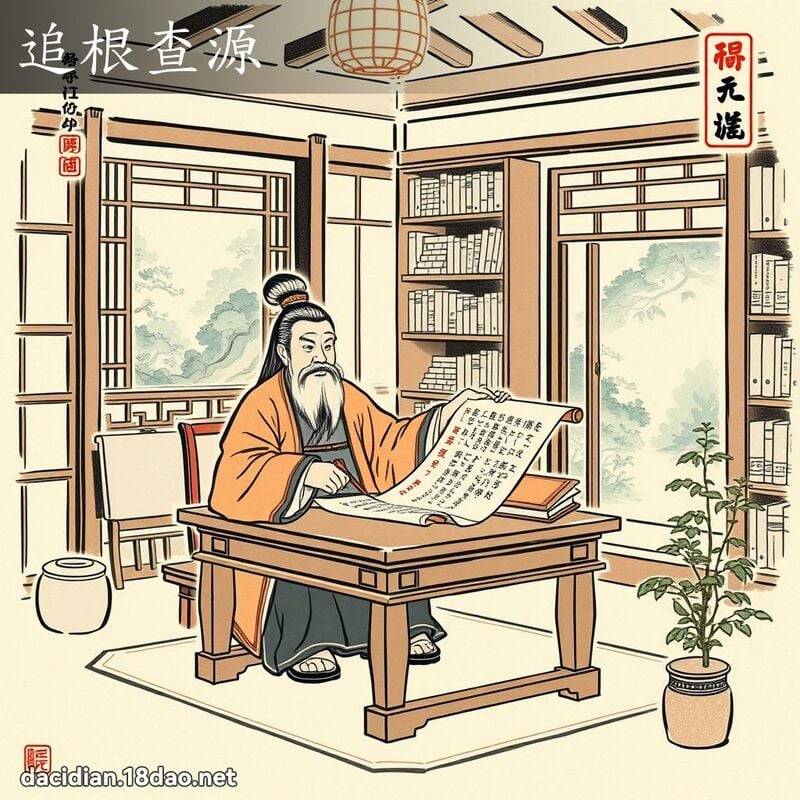 追根查源 配图