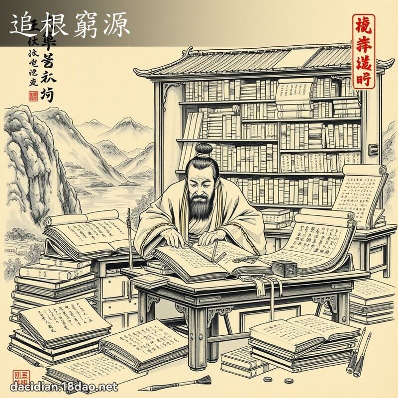 追根穷源 配图