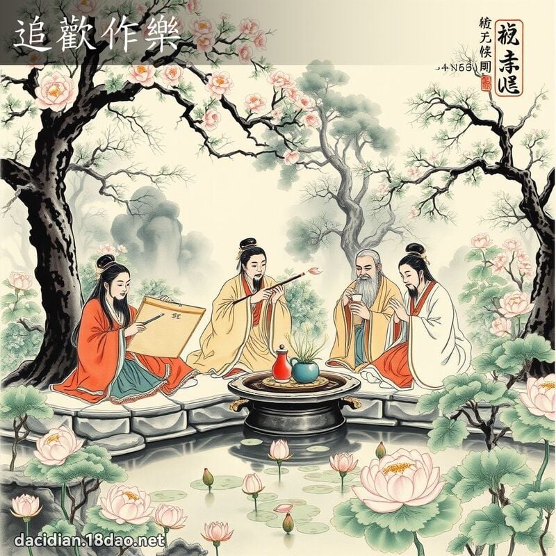 追欢作乐 配图