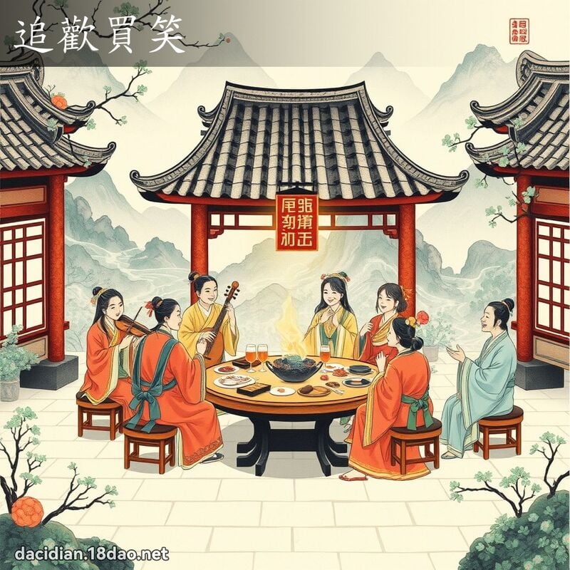 追欢买笑 配图