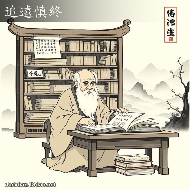 追远慎终 配图