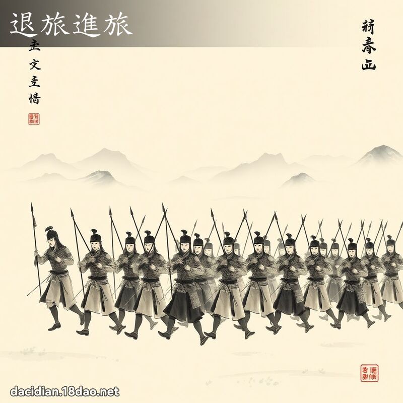 退旅进旅 配图