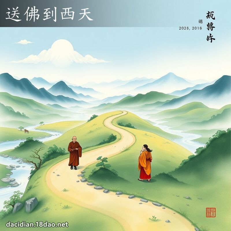 送佛到西天 配图