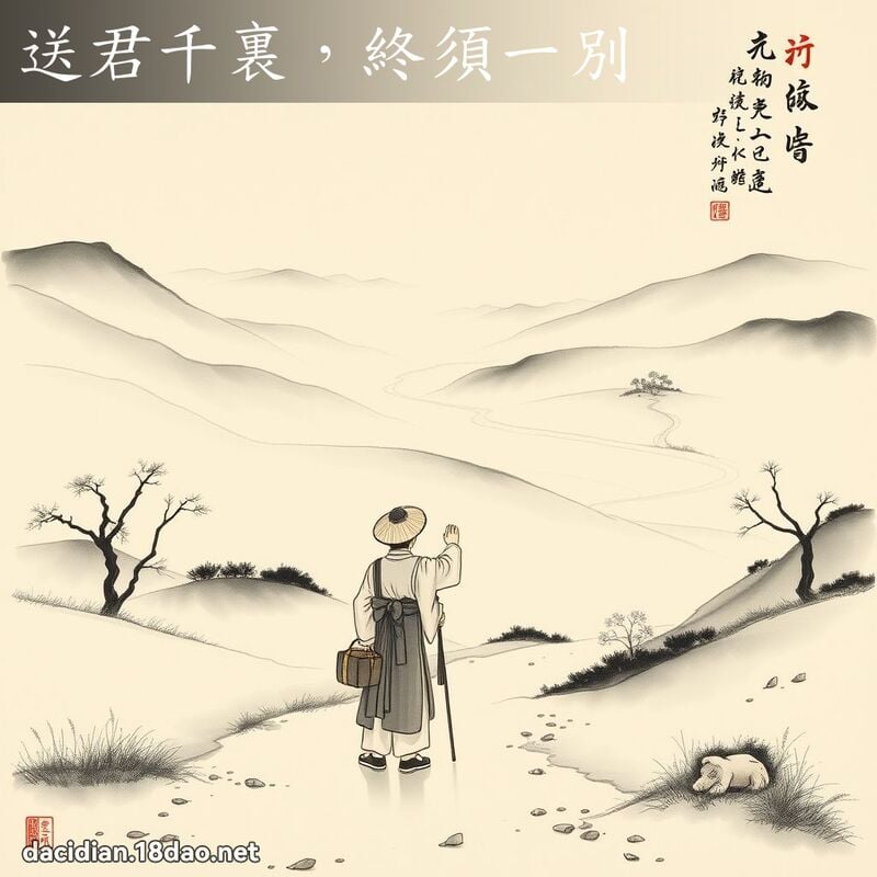 送君千裏,终须一別 配图