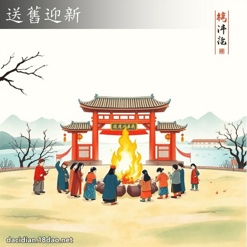 送旧迎新 配图