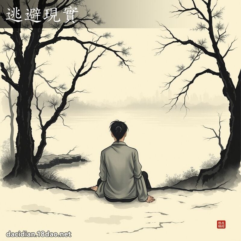 逃避现实 配图