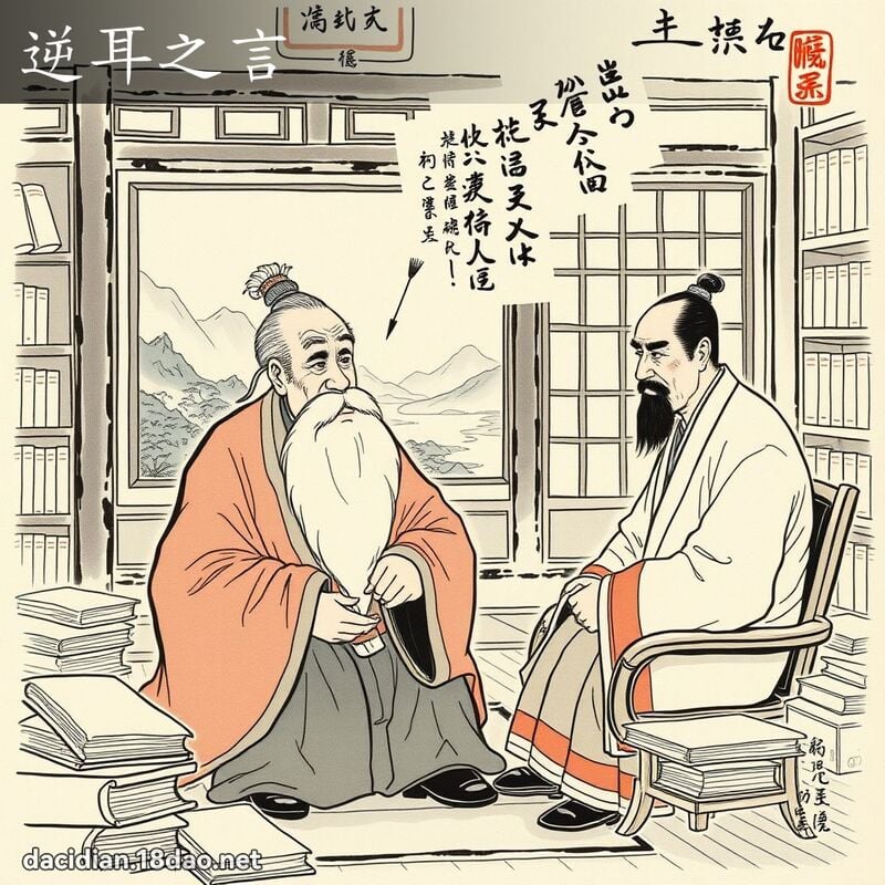 逆耳之言 配图