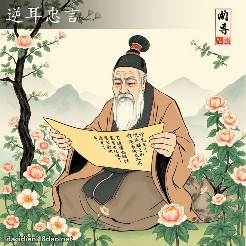 逆耳忠言 配图