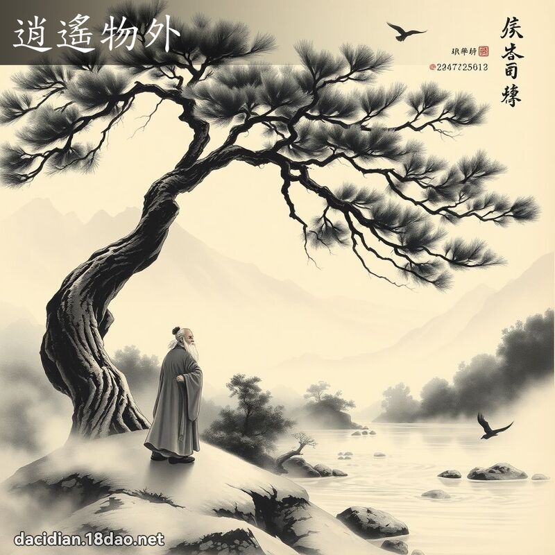 逍遙物外 配图