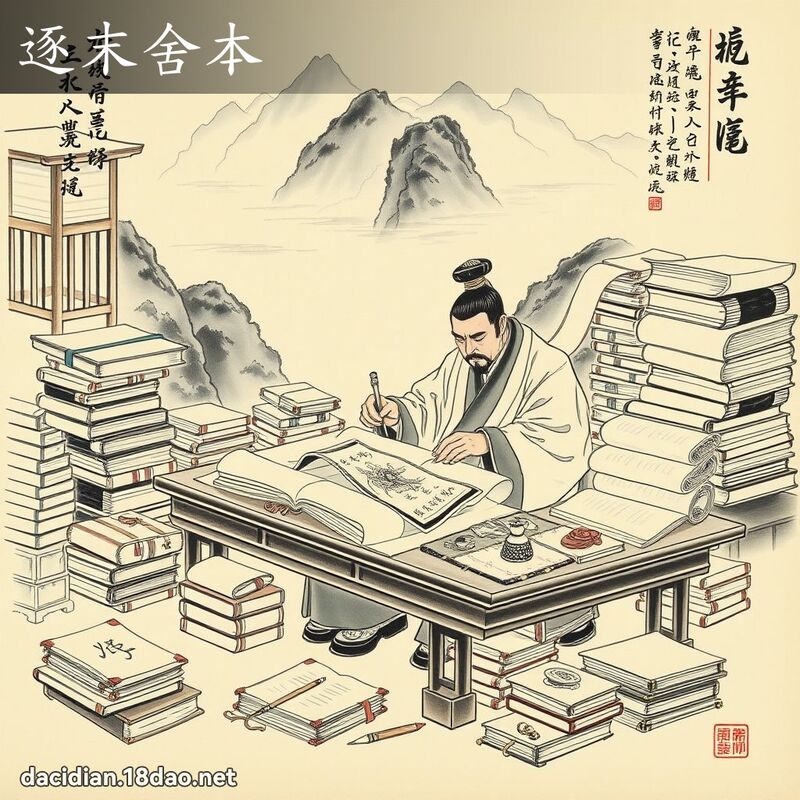 逐末舍本 配图