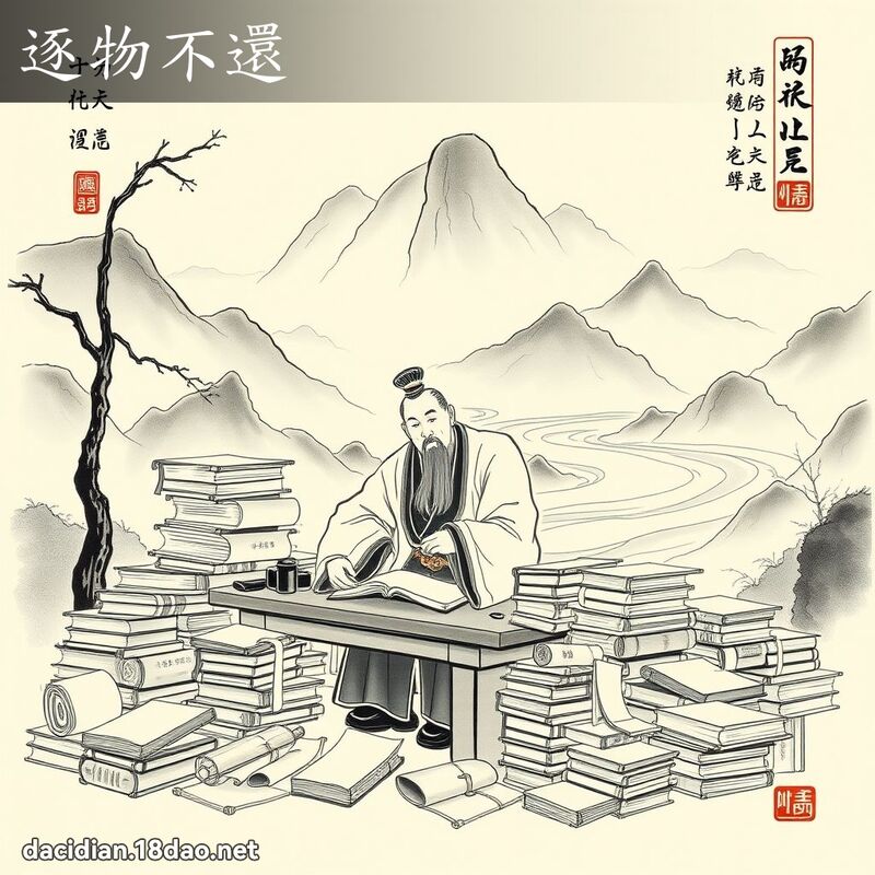 逐物不還 配图