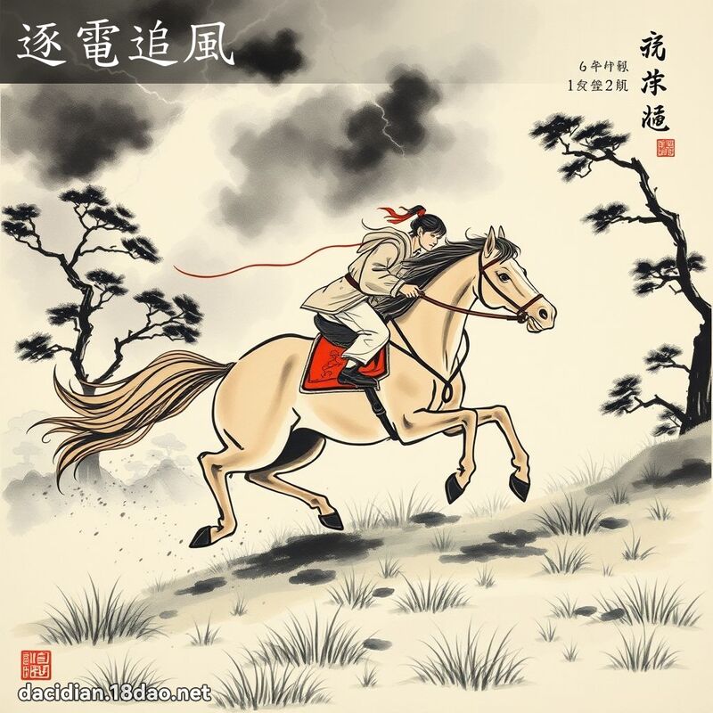 逐電追風 配图