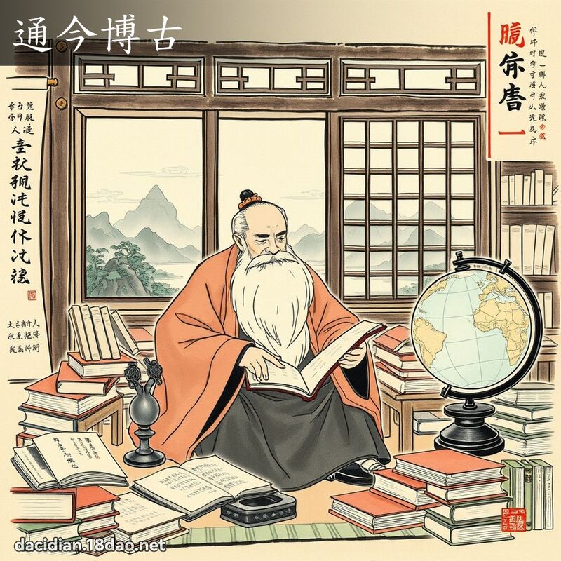 通今博古 配图