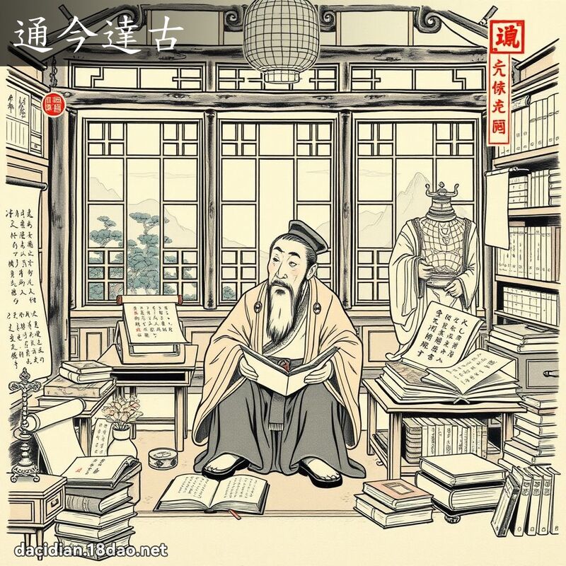 通今達古 配图