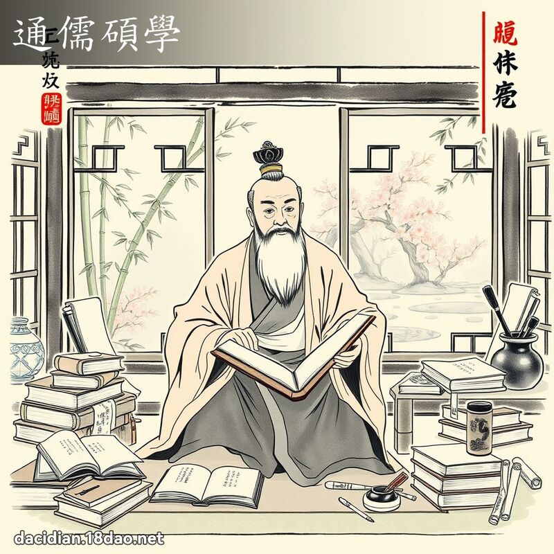 通儒碩學 配图