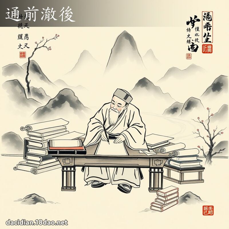 通前澈後 配图
