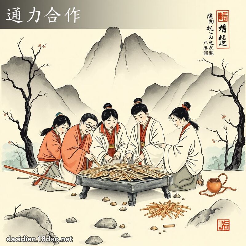 通力合作 配图