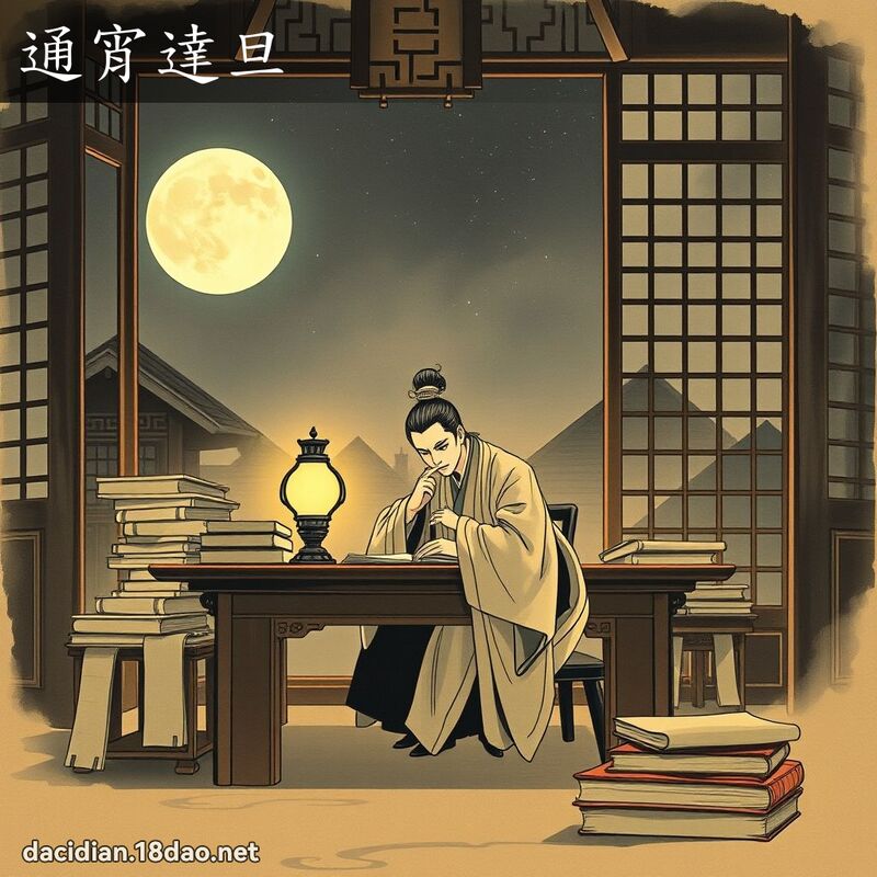通宵達旦 配图