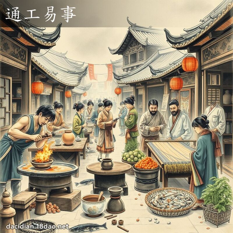 通工易事 配图