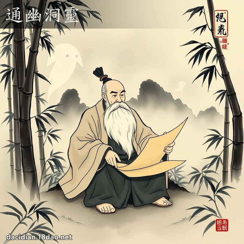 通幽洞靈 配图