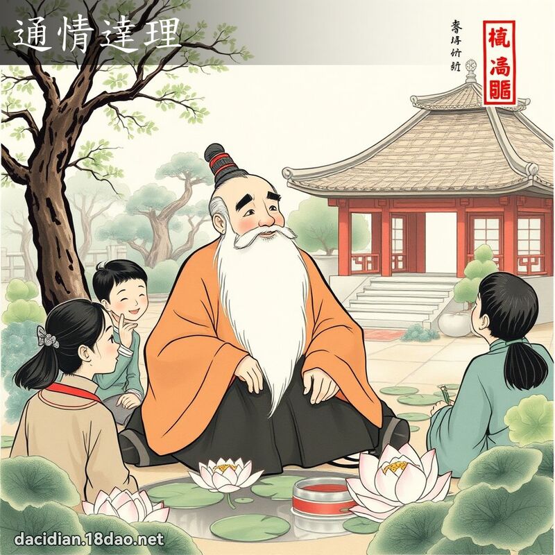 通情達理 配图