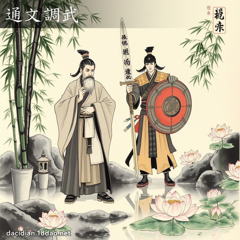 通文調武 配图
