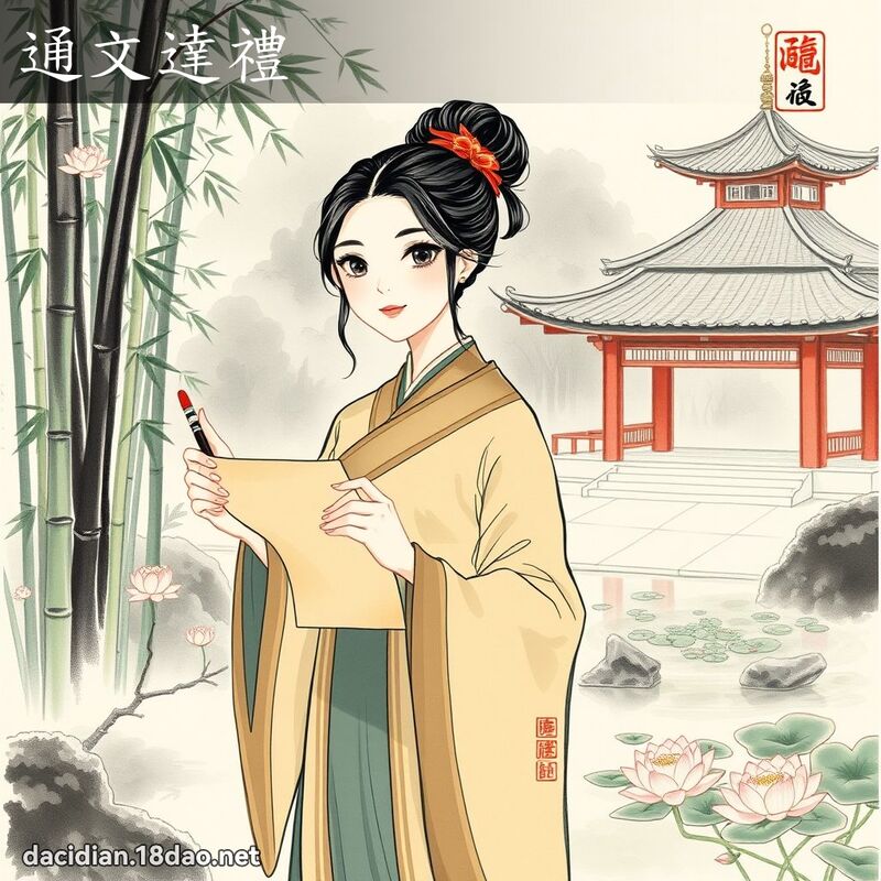 通文達禮 配图