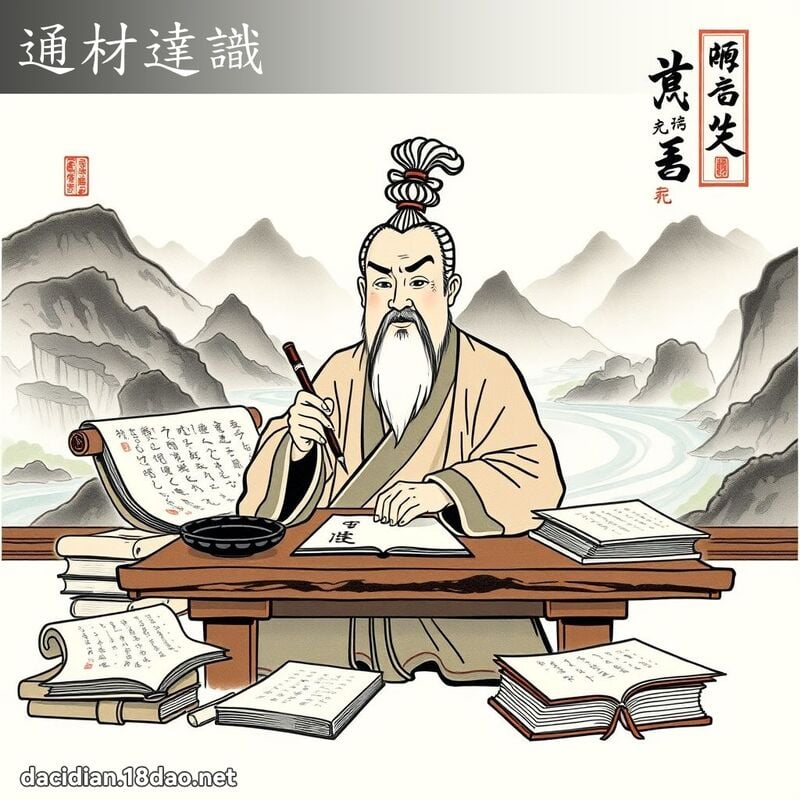 通材達識 配图
