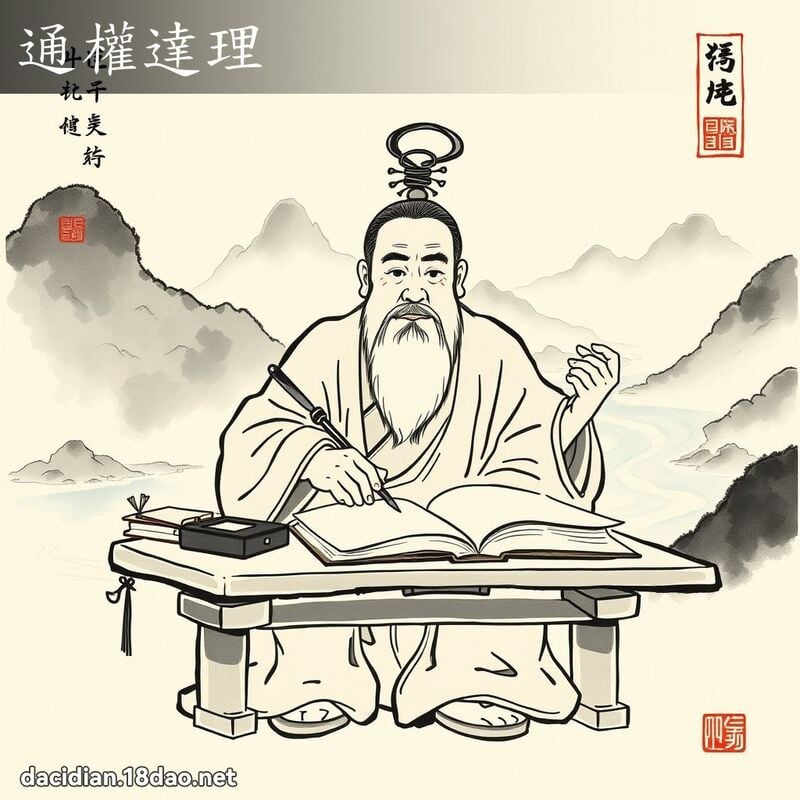 通權達理 配图