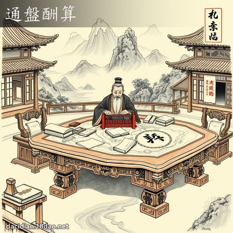 通盤酬算 配图