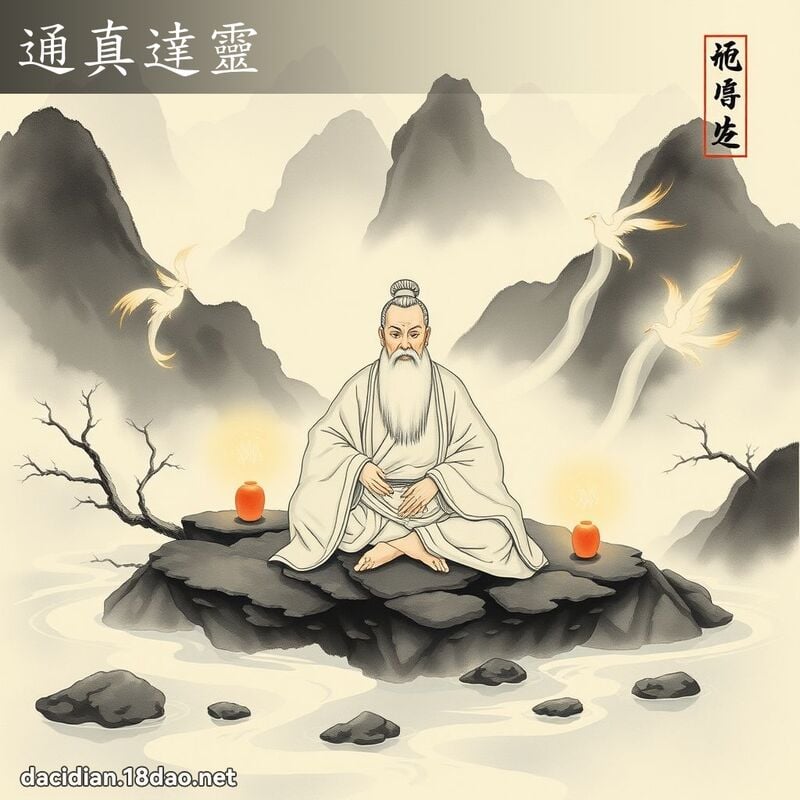 通真達靈 配图