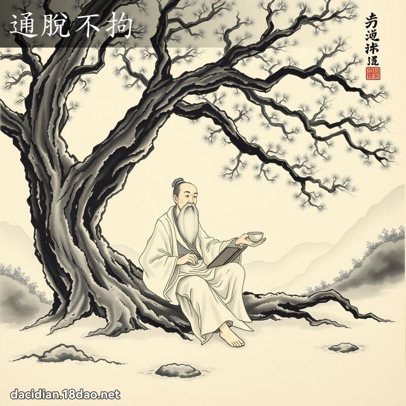 通脫不拘 配图
