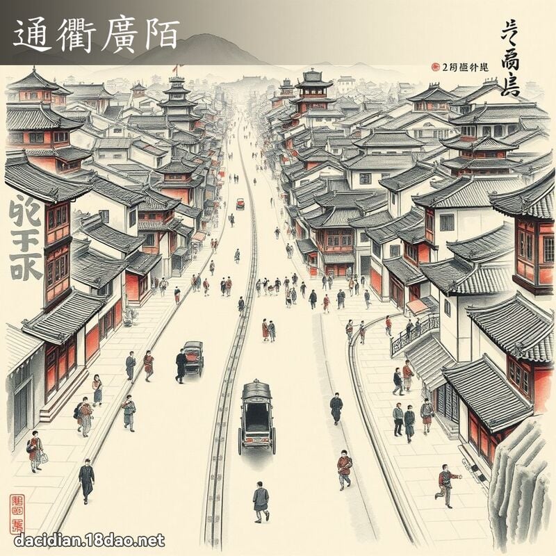 通衢廣陌 配图